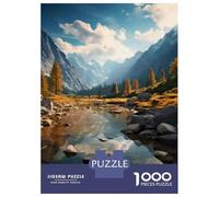 Puzzles for Teenagers 1000 Piece Mountain Reflections Landscape Puzzles for Adults Anti-Stress Toys Difficult Challenge Challenging Game Gifts 70x50cm/1000pcs
