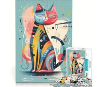Puzzles for Teenagers 1000 Piece Noble Cat Charlie Educational Games Fun at Home Activities for Is Ideal As A Gift 38x26cm