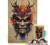 Puzzles for Teenagers 1000 Piece Oni Samurai No Educational Games Fun at Home Activities for Is Ideal As A Gift 38x52cm