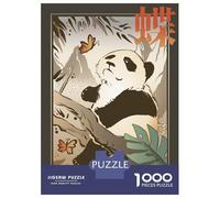 Puzzles for Teenagers 1000 Piece Panda Traditional Japanese Puzzles for Adults Toy Wall Decor Analysis And Logic Challenging Game Gifts 52x38cm/1000pcs