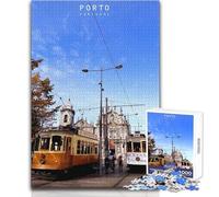 Puzzles for Teenagers 1000 Piece Porto Brainteaser Family Games Tough Challenge Educational Toy Size 38x26cm