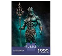 Puzzles for Teenagers 1000 Piece Poseidon God of The Seas Puzzles for Adults Toy Wall Decor Analysis And Logic Challenging Game Gifts 38x26cm/1000pcs