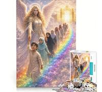 Puzzles for Teenagers 1000 Piece Rainbow to Paradise Educational Game Difficult Hard Artists' Collection Fine Arts 38x26cm