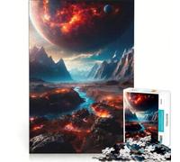 Puzzles for Teenagers 1000 Piece Red Colossus Educational Game Difficult Hard Artists' Collection Fine Arts 38x26cm