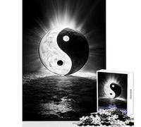 Puzzles for Teenagers 1000 Piece Sacred Yin And Yang Fun Interactive Family Experience Wonderful Holiday Giftsing Choice (38X26cm)