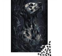 Puzzles for Teenagers 1000 Piece Starry Night Dalmatian Art Print Puzzles for Adults Brain Teaser Game Improve Memory Fun Activities at Home 70x50cm/1000pcs