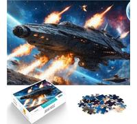 Puzzles for teenagers 1000 Piece Starship Battle Learning Educational Toy 26x38cm deal as gifts for the whole family for Age 14 Years Up