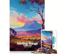 Puzzles for Teenagers 1000 Piece Stirling Range National Park Australia Neat Cut Decor Creative Fun Toy Peace Game Play Christmas Art Piece (50x75cm)