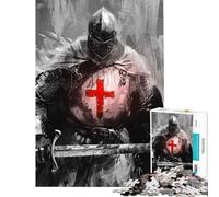 Puzzles for Teenagers 1000 Piece Templar Triumph Adult Jigsaw Puzzle Fun Games Enhance Memory Unique Birthday And Xmas Gifts (Size 38x52cm)