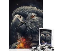 Puzzles for Teenagers 1000 Piece The African Grey Fun Interactive Family Experience Wonderful Holiday Giftsing Choice (38X26cm)