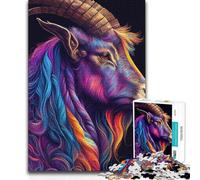 Puzzles for Teenagers 1000 Piece The Careful Capricorn Challenging Game Toys Learning Educational Educational Toy (size 38x26cm)