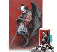 Puzzles for Teenagers 1000 Piece The Fallen Winged Samurai Brain Teaser Game Challenging To Complete Deal As Gifts for The Whole Family 50x75cm
