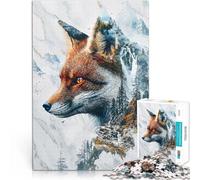Puzzles for teenagers 1000 Piece The Fox's Mystic Domain Spiele Spielzeug Geschenk Einzigartige Wohndekoration und Geschenke52x38cm