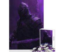 Puzzles for Teenagers 1000 Piece The Purple Knight Fun Interactive Family Experience Wonderful Holiday Giftsing Choice (38X52cm)