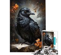 Puzzles for Teenagers 1000 Piece The Raven Scholar Puzzle for Adults Relax Games Pattern Assembly Unique Birthday And Xmas Gifts (Size 38x26cm)