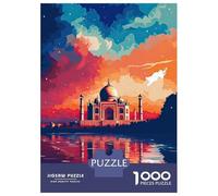 Puzzles for Teenagers 1000 Piece The Taj Mahal in India Puzzles for Adults Brain Teaser Game Improve Memory Fun Activities at Home 52x38cm/1000pcs