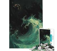 Puzzles for Teenagers 1000 Piece Tidal Abyss Toys Educational Games Educational Game Learning Educational Gifts for Women Men (size 50x75cm)