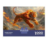 Puzzles for Teenagers 1000 Piece Tiger Wallpapers HD Free Download-1 Jigsaw Puzzle Relaxing Games Difficult Challenge Fun Activities at Home 52x38cm/1000pcs