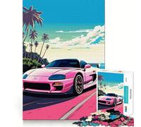 Puzzles for Teenagers 1000 Piece Toyota Supra MK A Art Neat Cut Decor Creative Fun Toy Peace Game Play Christmas Art Piece (38x52cm)