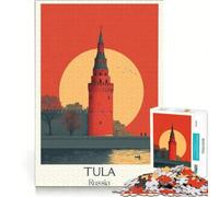 Puzzles for Teenagers 1000 Piece Tula, Russia, Hands-on Game, Staycation Kill Time, with Matching Poster And Trivia Sheet 38x26cm