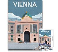 Puzzles for Teenagers 1000 Piece Vienna Austria Unique Challenge Game But Fun And Humorous Toy Wall Decor Size 38x52cm