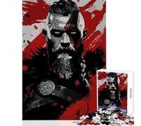 Puzzles for Teenagers 1000 Piece Viking Gaze Educational Games Learning Educational Toy Wall Decor Train Your Brain And Hands (50x75cm)