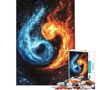 Puzzles for Teenagers 1000 Piece Yin Yang Cosmos Educational Games Learning Educational Toys Great Gifts And Toys Learning Educational (size 38x52cm)