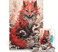 Puzzles for Teenagers 1000 Piece Young Red Fox Relaxing Games Difficult And Challenge Every Piece Is Unique 38x52cm