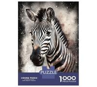 Puzzles for Teenagers 1000 Piece Zebra Ink Art Puzzles for Adults Toy Wall Decor Analysis And Logic Challenging Game Gifts 52x38cm/1000pcs