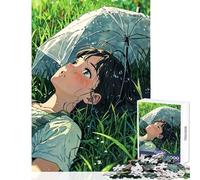 Puzzles for Teenagers 1000 Pieces A Ghibli Dream Brain Teaser Game Staycation Kill Time Home Decoration Toys Parent-child Interaction (38x26cm)