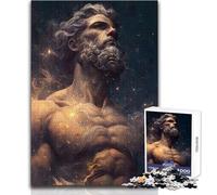 Puzzles for Teenagers 1000 Pieces A God And The Stars Toys Educational Games Difficult Challenge Secret Santa Gifts Size 38x26cm