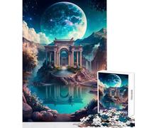 Puzzles for Teenagers 1000 Pieces A Magnificent Palace Jigsaw 1000 Pieces Educational Game Gifts For Birthdays Pattern Assembly (38x26cm)