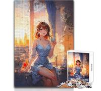 Puzzles for Teenagers 1000 Pieces A Sunbeam in The Kitchen Toys Educational Games Difficult Challenge Secret Santa Gifts Size 38x26cm