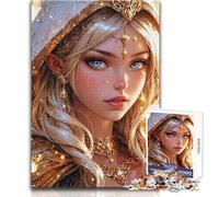Puzzles for Teenagers 1000 Pieces Alaria - The Elf Princess Toys Educational Games Difficult Challenge Secret Santa Gifts Size 38x52cm
