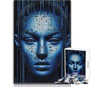 Puzzles for Teenagers 1000 Pieces Algorithmic Beauty Toys Educational Games Difficult Challenge Secret Santa Gifts Size 50x75cm