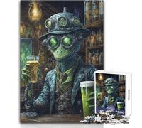 Puzzles for Teenagers 1000 Pieces Alien Ales Beer Beyond Toys Educational Games Difficult Challenge Secret Santa Gifts Size 38x52cm