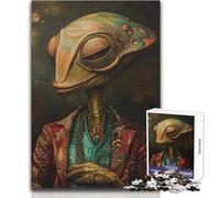 Puzzles for Teenagers 1000 Pieces Alien Art LIV Toys Educational Games Difficult Challenge Secret Santa Gifts Size 38x52cm