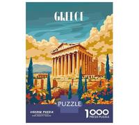 Puzzles for Teenagers 1000 Pieces Ancient Greece Glory Puzzles for Adults Relaxing Games But Fun And Humorous Fun Activities at Home 38x26cm/1000pcs
