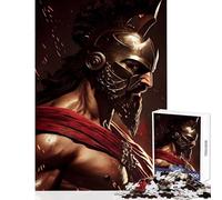 Puzzles for Teenagers 1000 Pieces Ancient Soldier Toy Wall Decor Gifts Ideas Brain Teaser Game Enhance Love between Couples Size 38x52cm