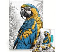 Puzzles for Teenagers 1000 Pieces Animal Bird Macaw, Impossible Game, Birthday Present, Unique Birthday And Gifts 38x52cm