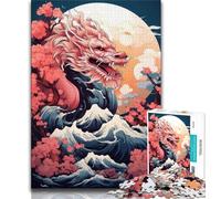 Puzzles for Teenagers 1000 Pieces Animal Colourful Dragon Teenager Jigsaw,Educational Games Home Decoration Birthday Present, Gifts, Wall Art (size 38x26cm)