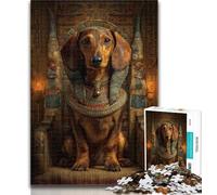 Puzzles for Teenagers 1000 Pieces Animal Dachshund 1000 Pieces for Adults,Stress Reliever Difficult Challenge Secret Santa Gifts 50x75cm