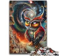 Puzzles for Teenagers 1000 Pieces Animal Fantasy Owl Brain Teaser Game Wall Decoration Unique Birthday And Xmas Gifts 38x26cm