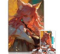 Puzzles for Teenagers 1000 Pieces Animal Fox Man Teenager Puzzles,is Ideal As Gifts for The Whole Family Suitable for And 14 (size 38x26cm)