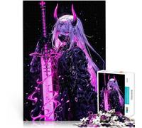 puzzles for teenagers 1000 pieces Anime Demon Girl Japan Lernspiele DIY Spielzeug Geschenke für Freunde und Familie75x50cm