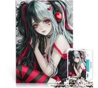 puzzles for teenagers 1000 pieces Anime Girl with Headphones DIY-Spielzeug Angebot als Geschenk für die ganze Familie52x38cm