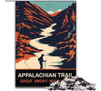 Puzzles for Teenagers 1000 Pieces Appalachian Trail,Educational Family Game Wall Decoration Unique Birthday And Xmas Gifts 50x75cm