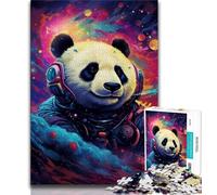 Puzzles for Teenagers 1000 Pieces Art Animal Panda,Help The Brain Exercise Addictive Toys to Cultivate Patience Gift For Birthdays (75x50cm)