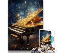 Puzzles for Teenagers 1000 Pieces Art Star Piano Teenager Puzzles,is Ideal As Gifts for The Whole Family Suitable for And 14 (size 75x50cm)