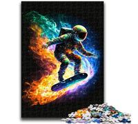 Puzzles for Teenagers 1000 Pieces ASTRO ON FIRE Challenging Game And Family Play Wall Decoration Unique Birthday And Xmas Gifts 50x75cm